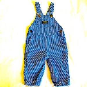 OshKosh b’Gosh Vintage Engineer Stripe Overalls